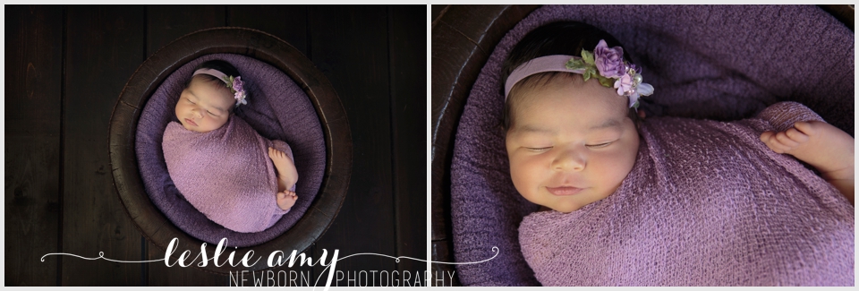Avril, 6 Days Old | Leslie Amy Photography | Conway Newborn Photographer
